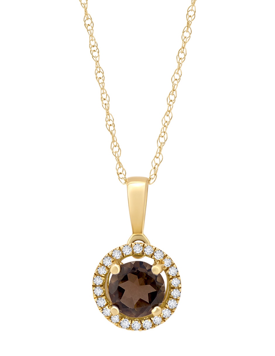 Collar con dije de oro amarillo 14 K Collar con dije de oro amarillo 14 K