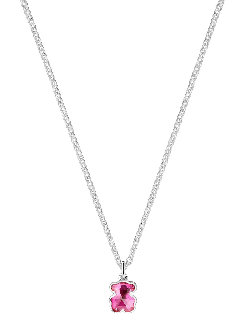 Collar con dije de oso Icon Color LGG de plata P 925 Collar con dije de oso Icon Color LGG de plata P 925