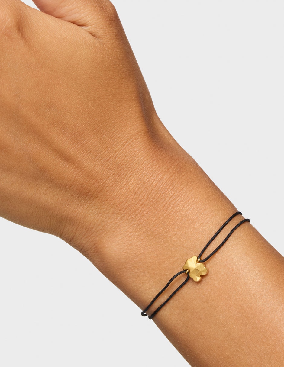 Pulsera de plata P 925 Icon Metal con acabado baño de oro 6