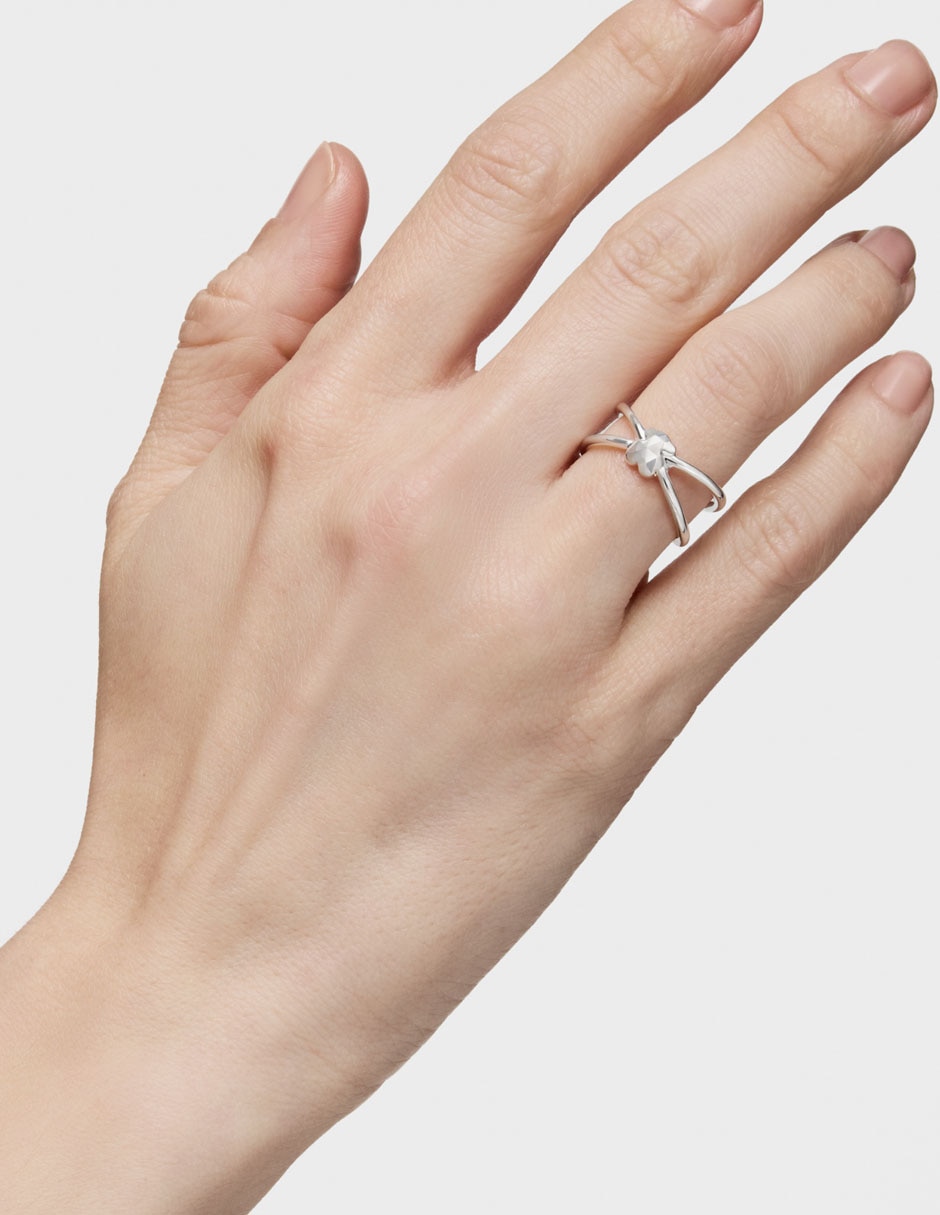 Anillo Icon Metal Oso P 925 de plata brillante 4