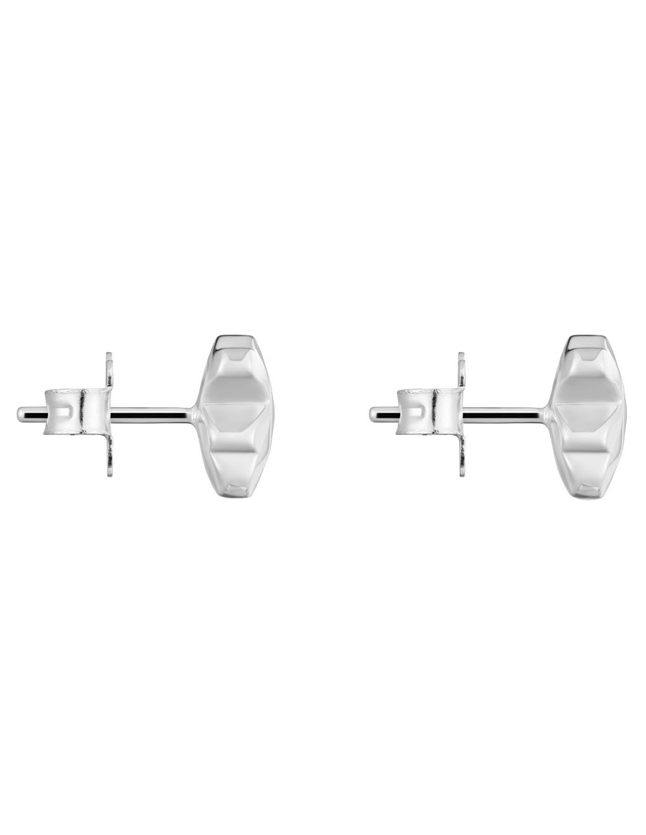 Broqueles de oso Icon Metal de plata P 925 con acabado brillante 2