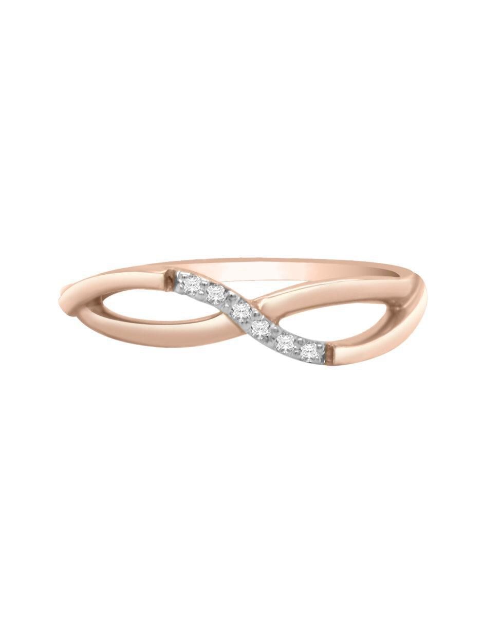 Anillo Vania 14 k de oro diamante brillante Anillo Vania 14 k de oro diamante brillante