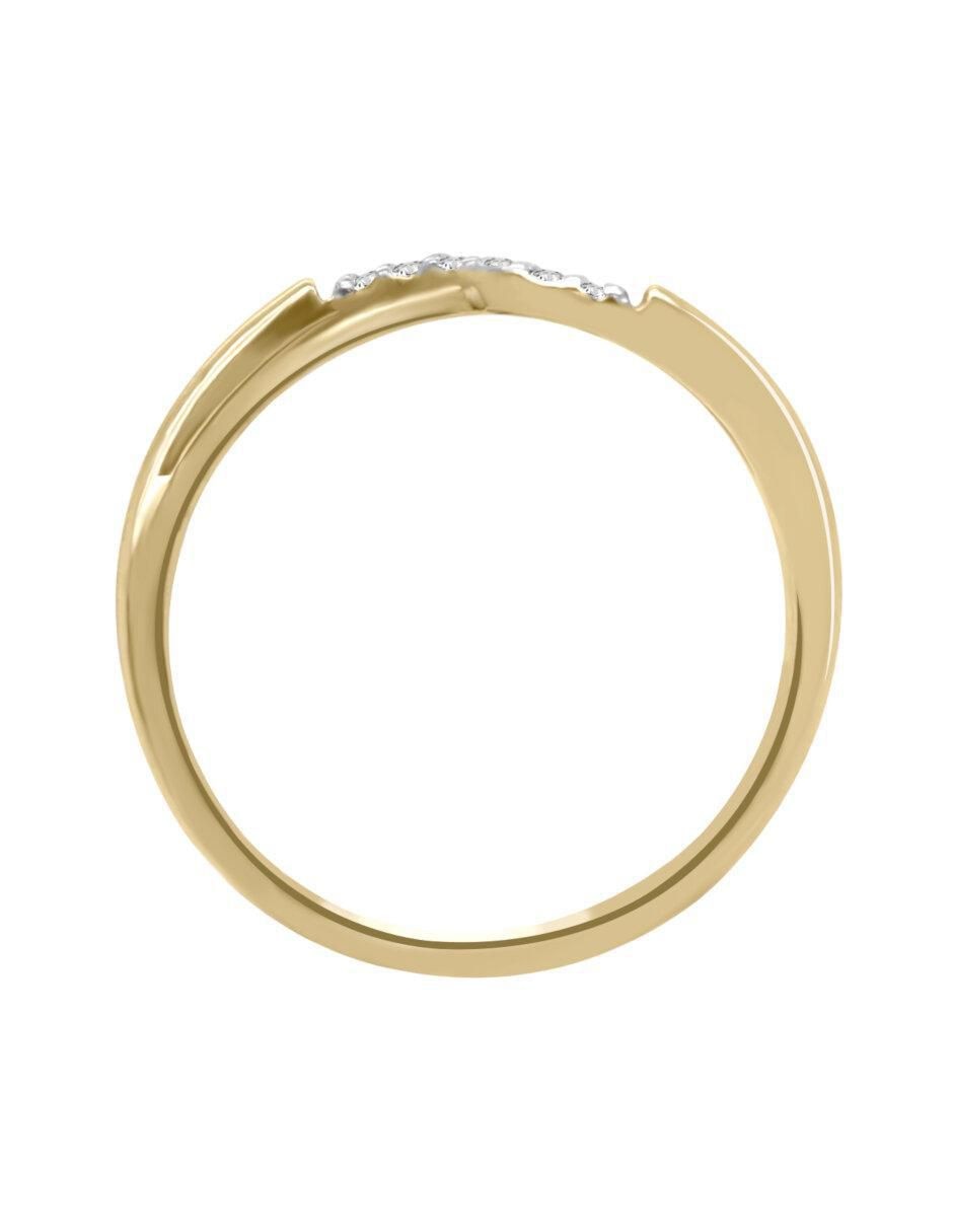 Anillo "de (si aplica)" redondo fianelli vania no aplica 14 k "de" oro diamante brillante