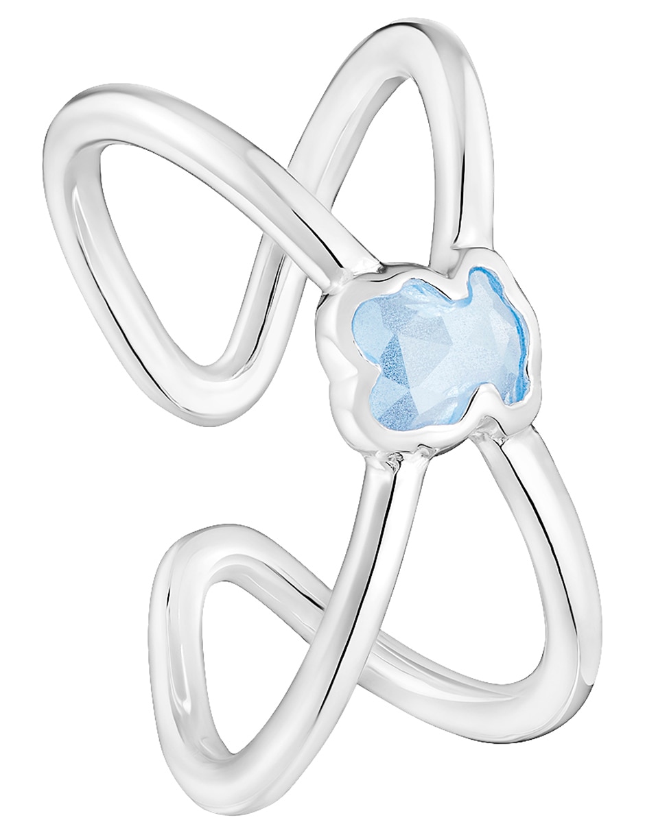Anillo Icon Color LGG Oso de plata espinela brillante 2