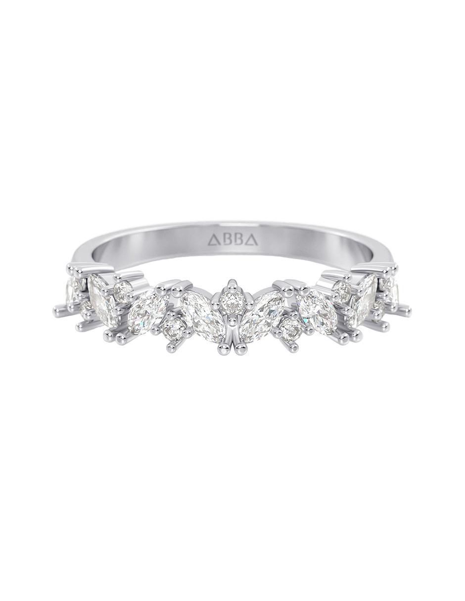 Anillo 14 k de oro zirconia brillante Anillo 14 k de oro zirconia brillante