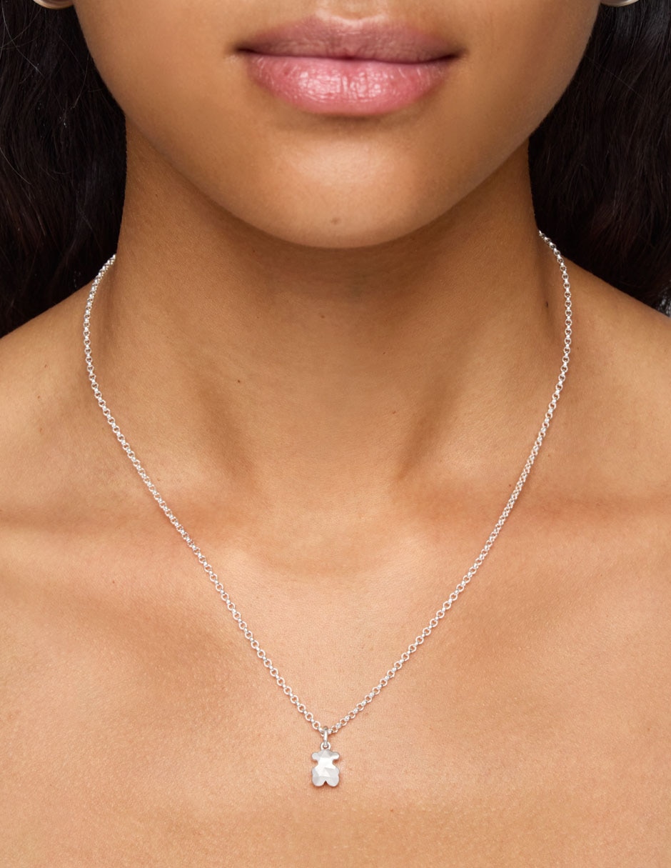 Collar con dije Icon Metal de plata P 925 6