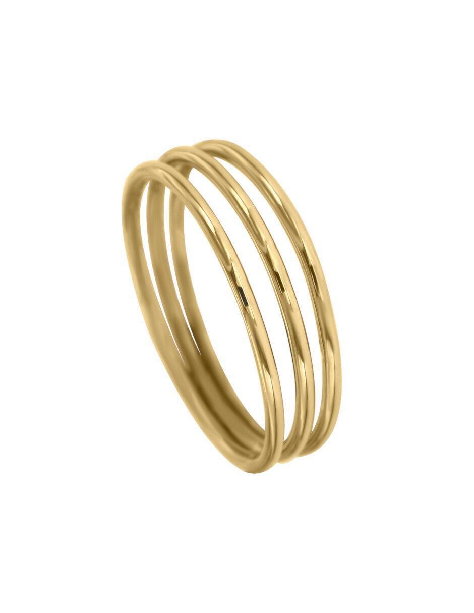 Anillo "de (si aplica)" redondo fianelli julia no aplica 14 k "de" oro sin gema brillante