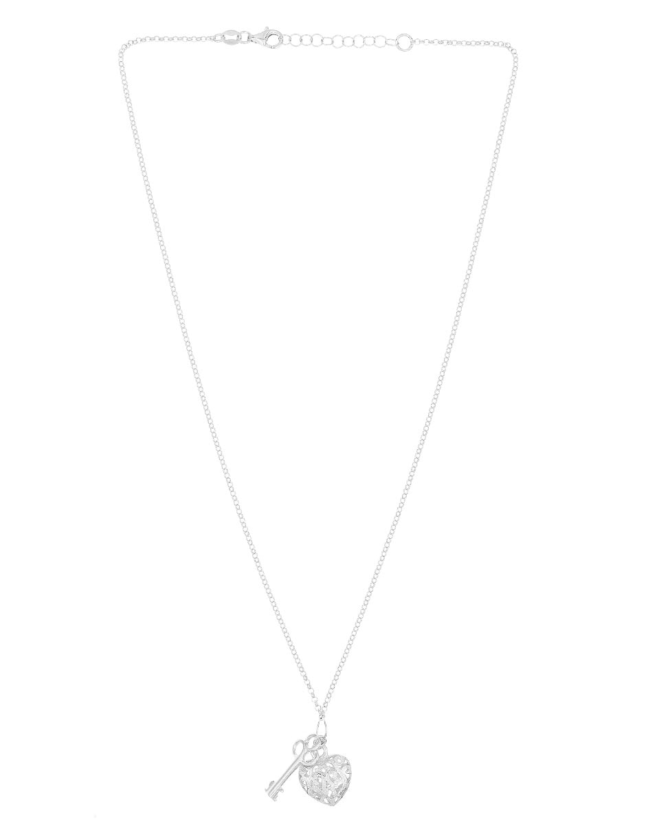 Collar con dije de plata P 925 2