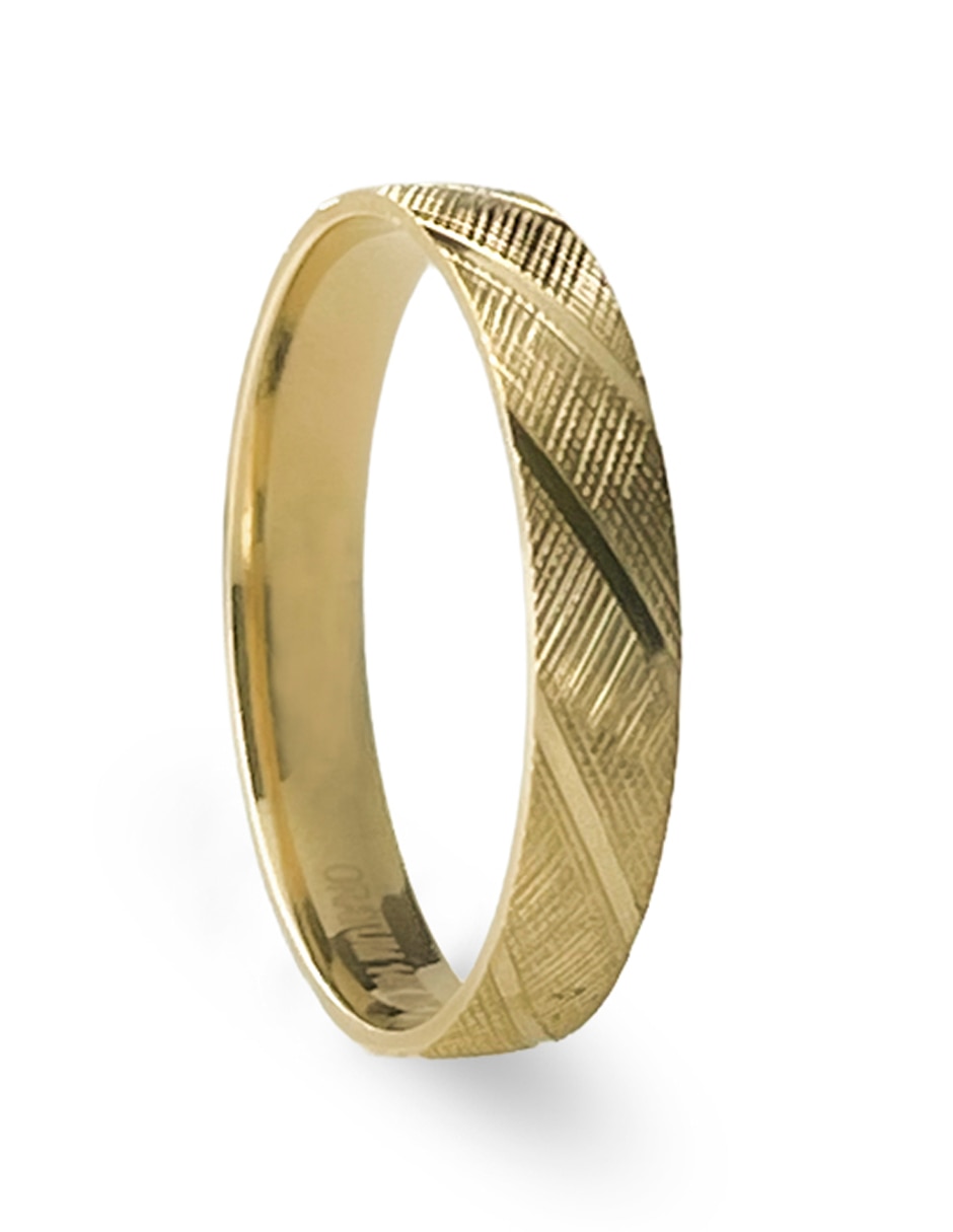 Argolla de oro amarillo 14 k 2