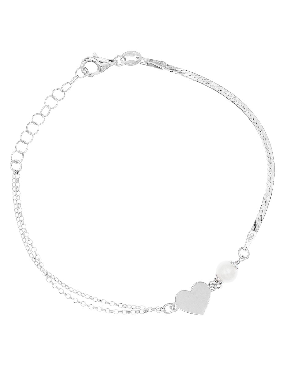 Brazalete plata P 925 con acabado pulido