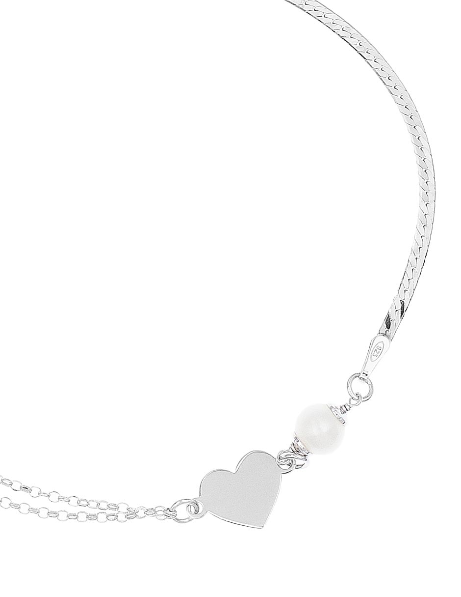 Brazalete plata P 925 con acabado pulido 2