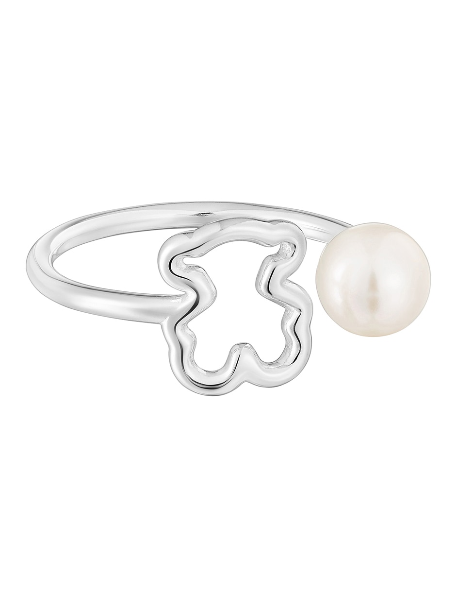 Anillo Tous Oso P 925 de plata perla brillante Liverpool