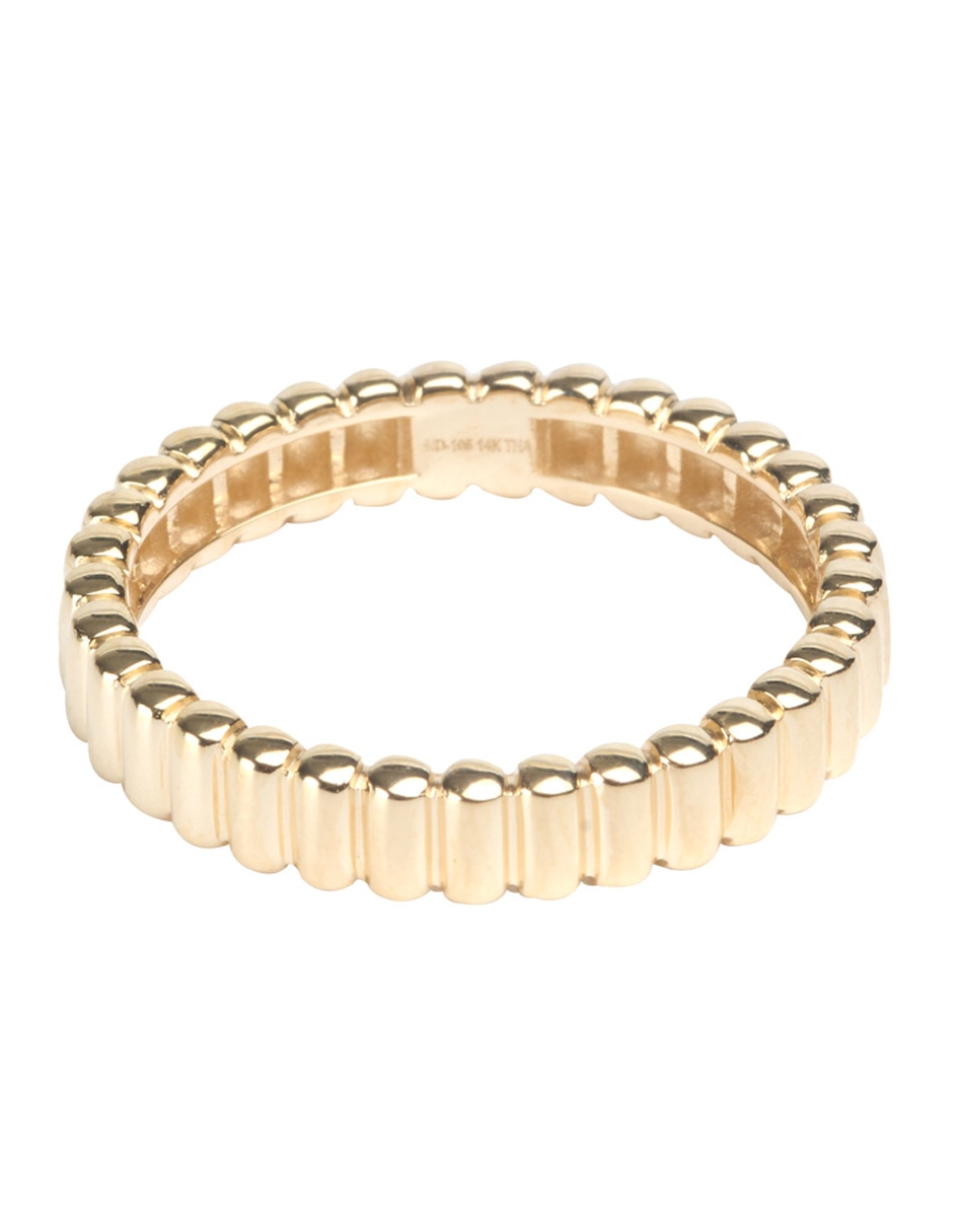 Anillo 14 k de oro tsavorita