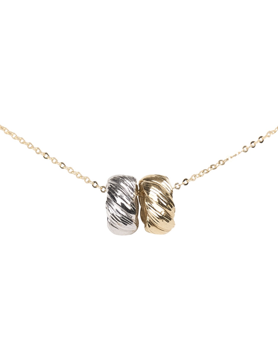 Collar con dije de oro 14 K