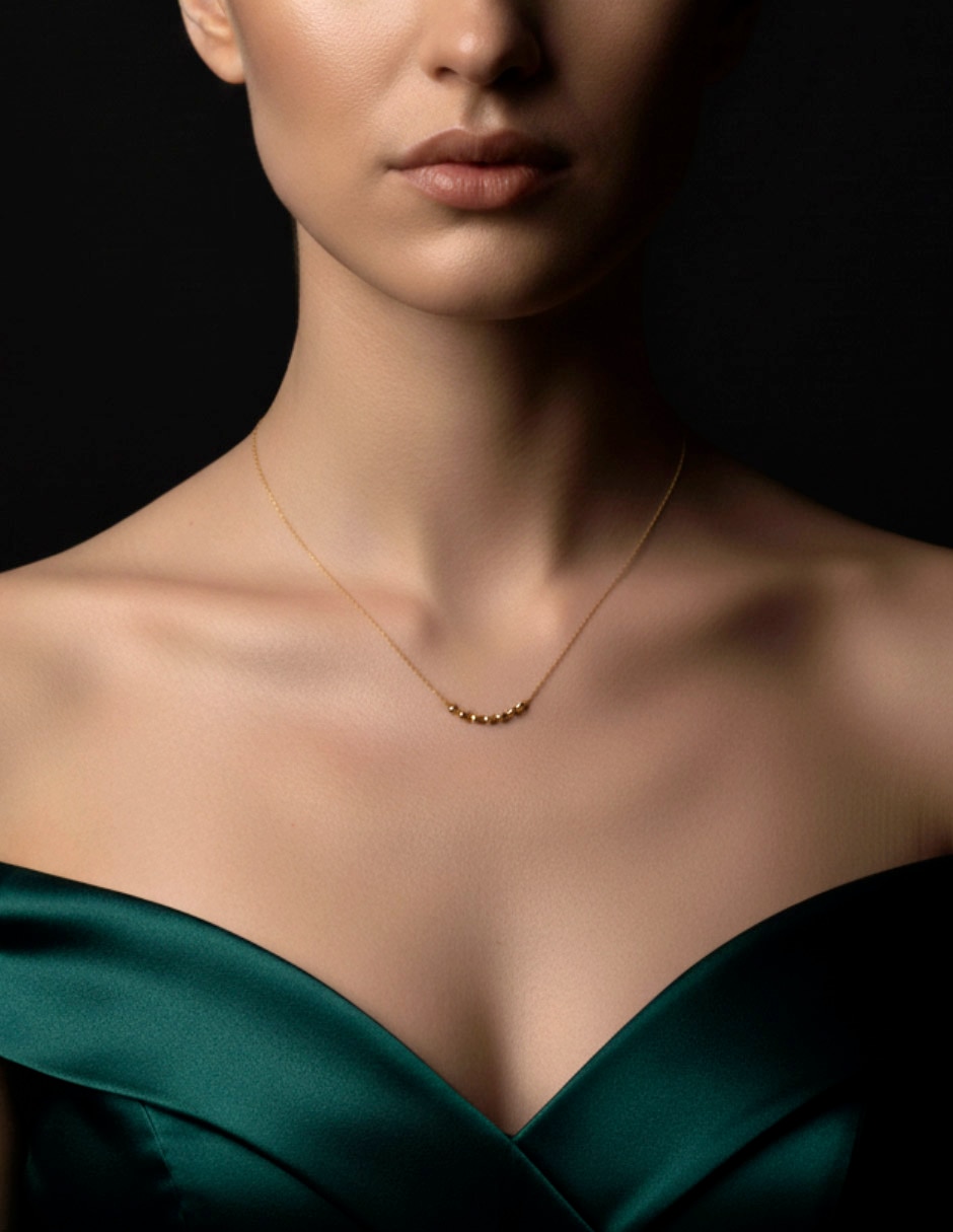 Collar de oro 14 K 3