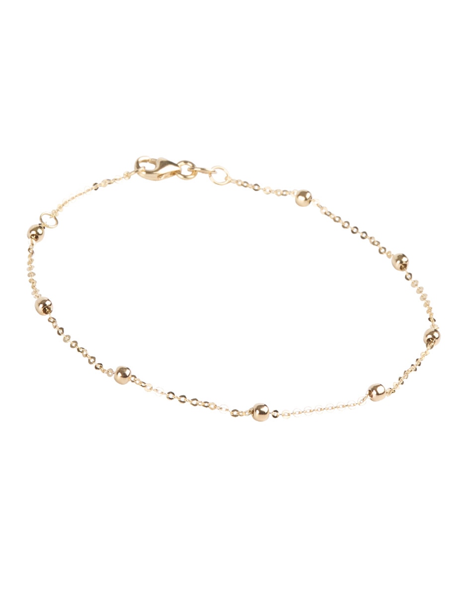 Pulsera de oro 14 K con acabado pulido 1