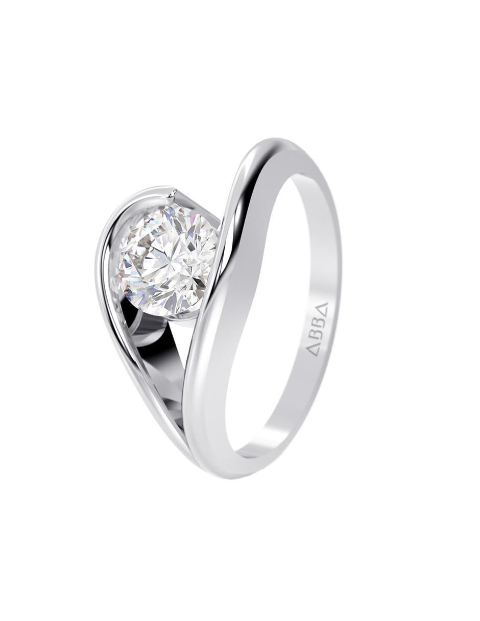 Anillo de compromiso de oro 10 k 2