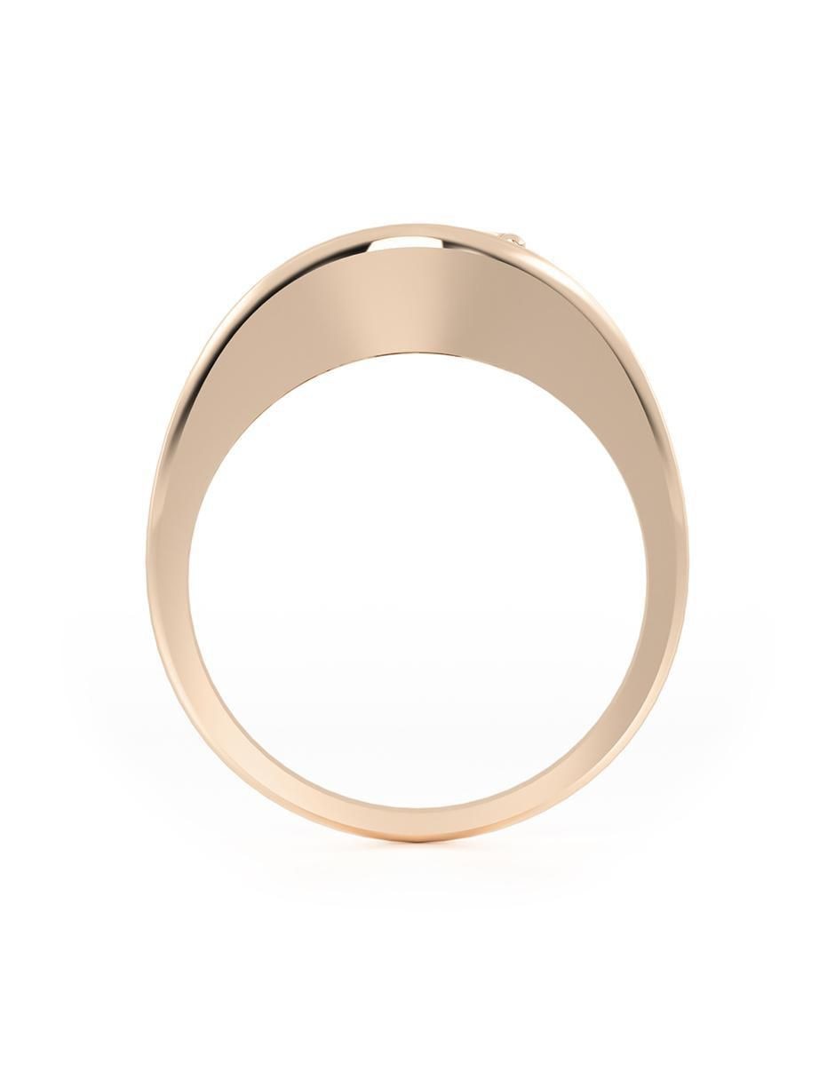 Anillo de compromiso de oro 14 k 3
