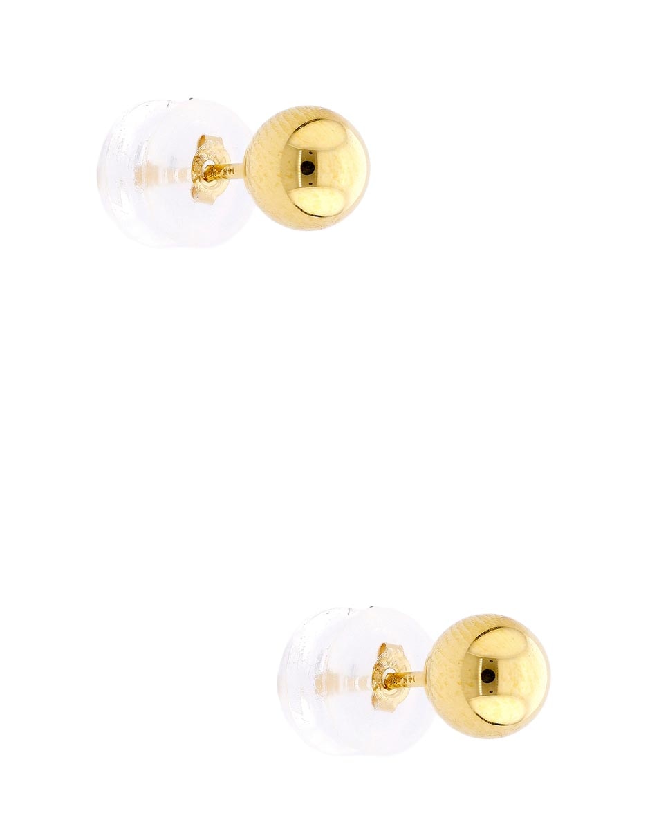 Aretes cortos de esfera con acabado pulido 2