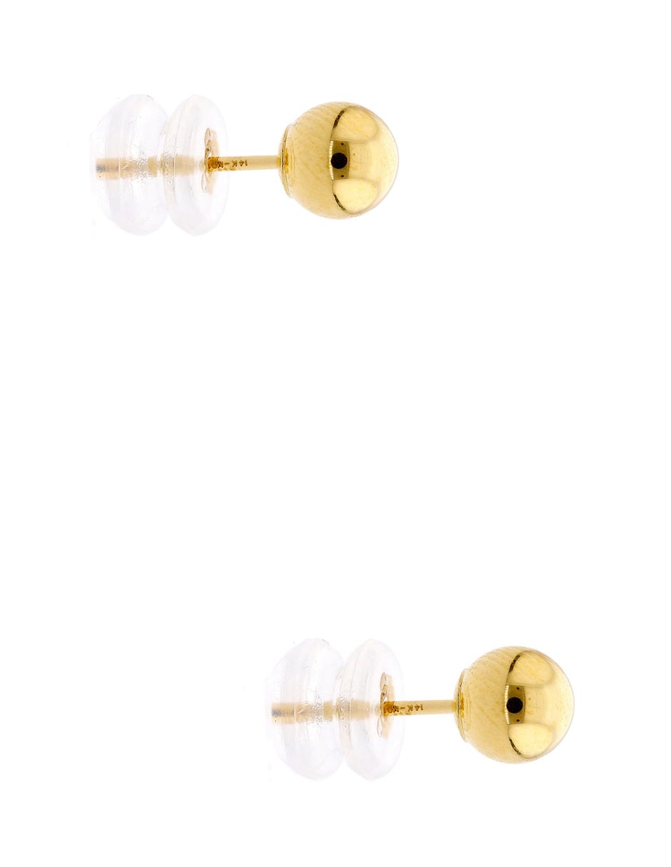 Aretes cortos de esfera con acabado pulido 3