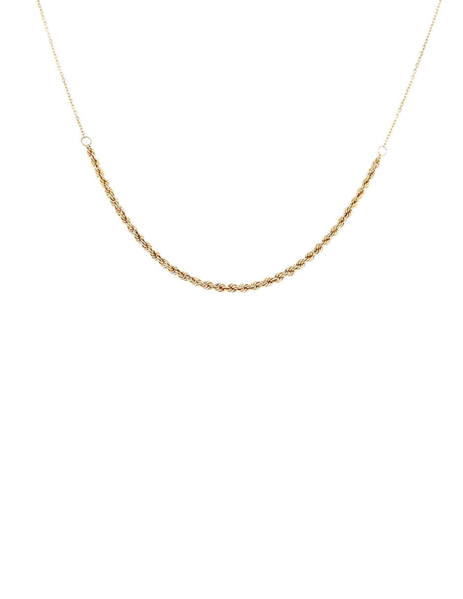 Collar de oro amarillo 14 K