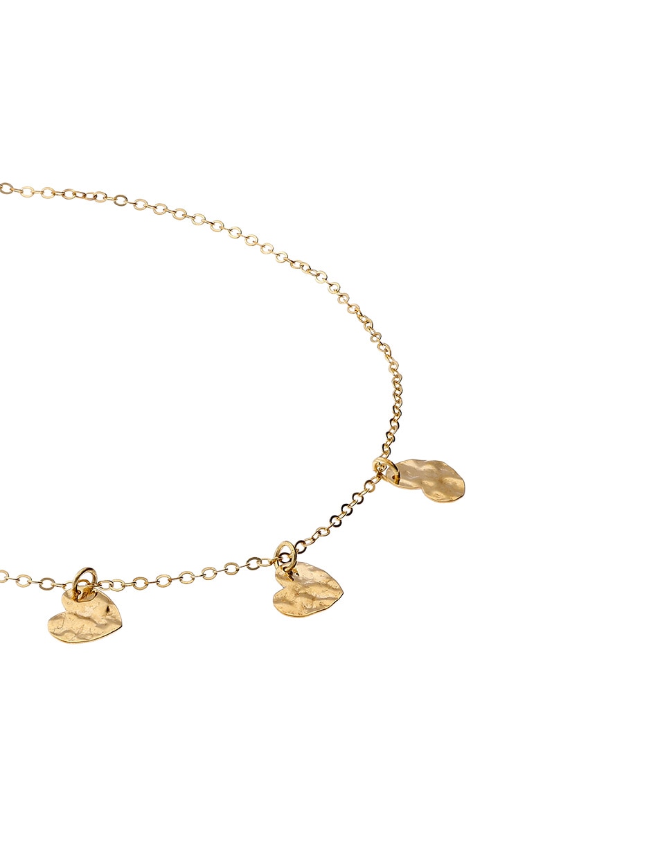 Pulsera de oro amarillo 14 k con acabado brillante 2