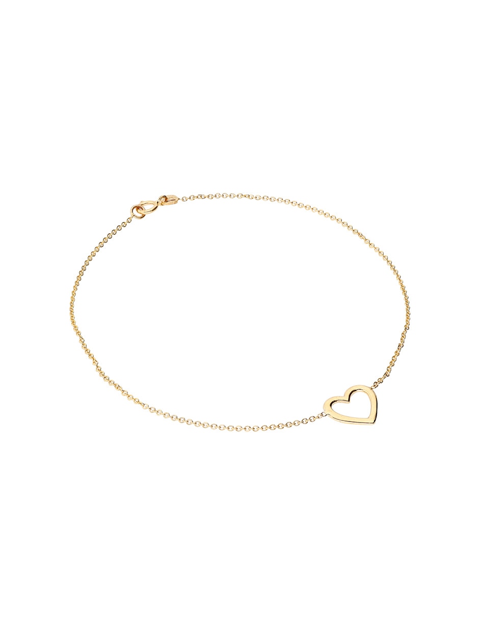 Pulsera de oro amarillo 14 K con acabado pulido
