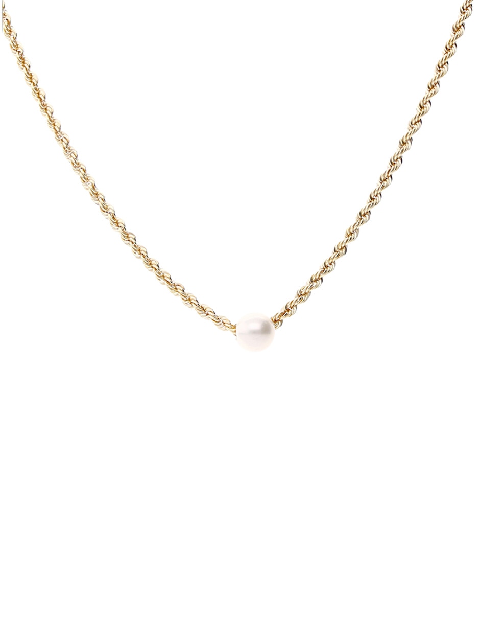 Collar de oro amarillo 14 K
