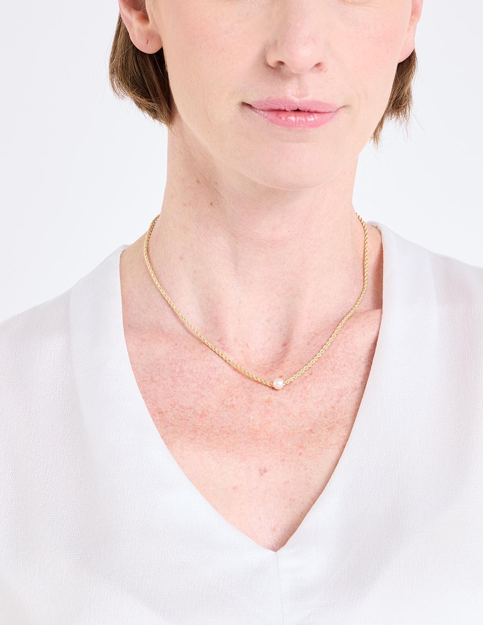 Collar de oro amarillo 14 K 3