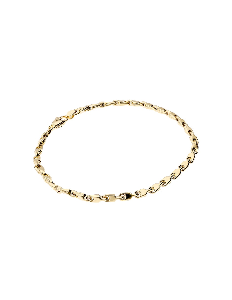 Pulsera de oro amarillo 14 K con acabado pulido
