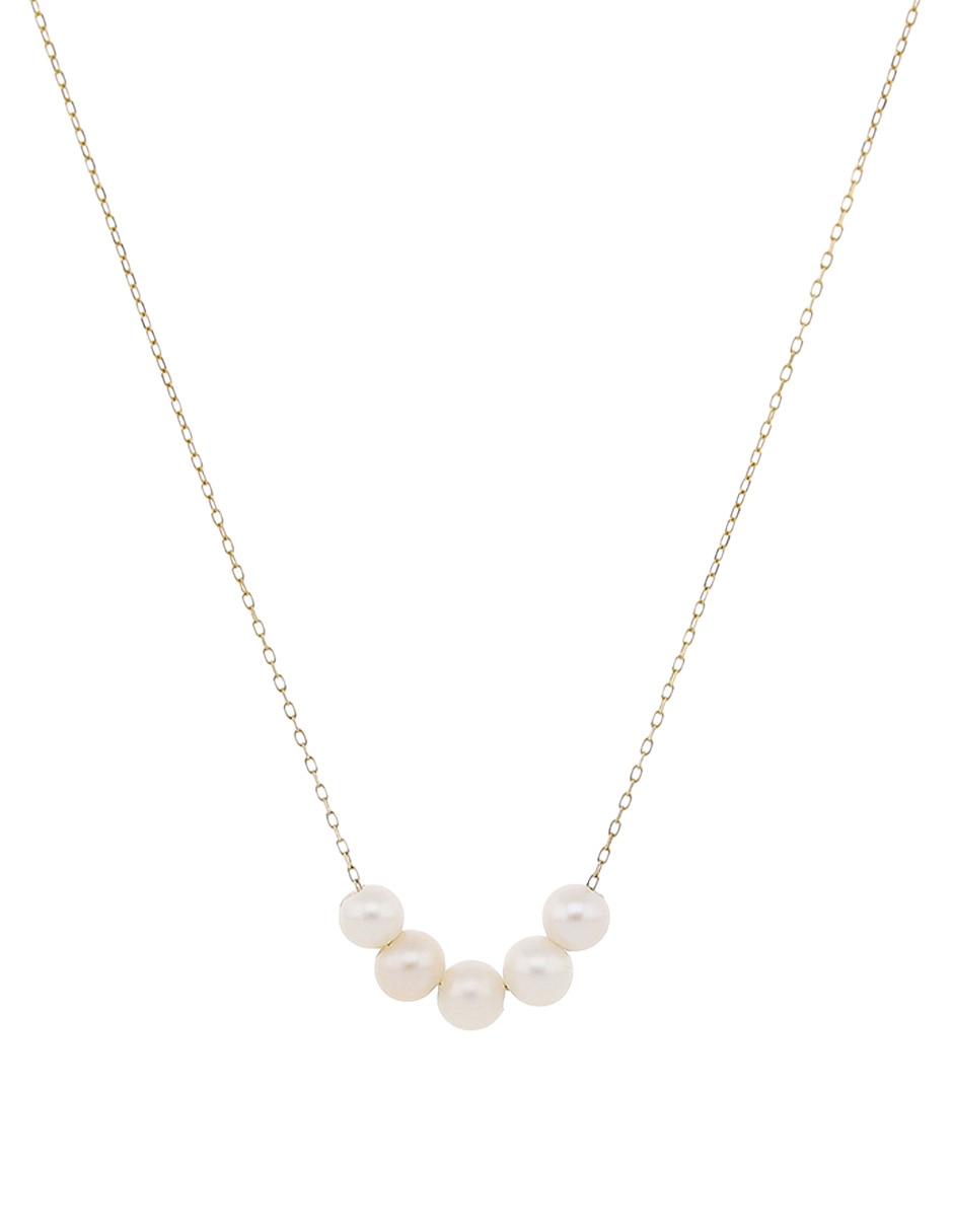 Collar de oro amarillo 14 K
