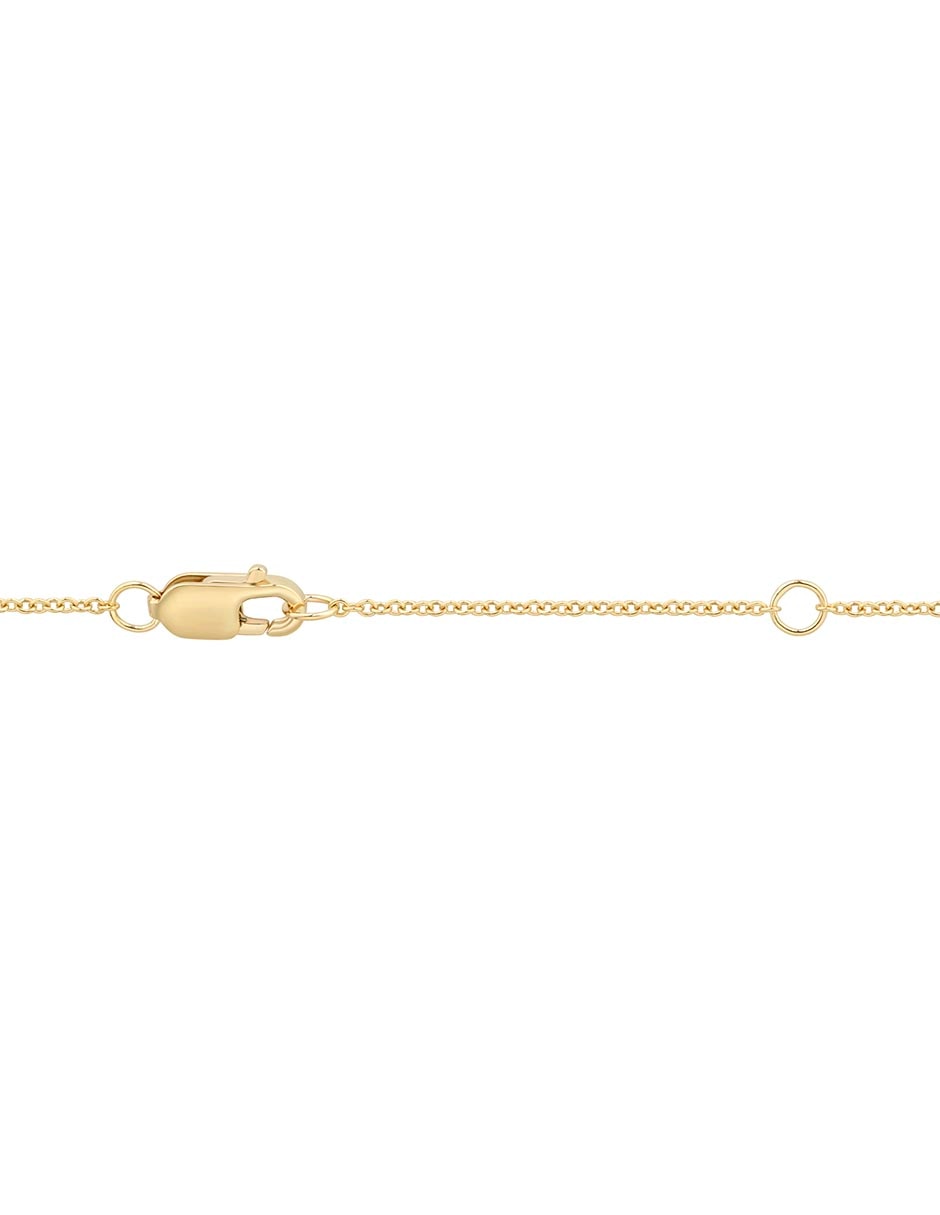 Collar ovalado de oro 14 K 2