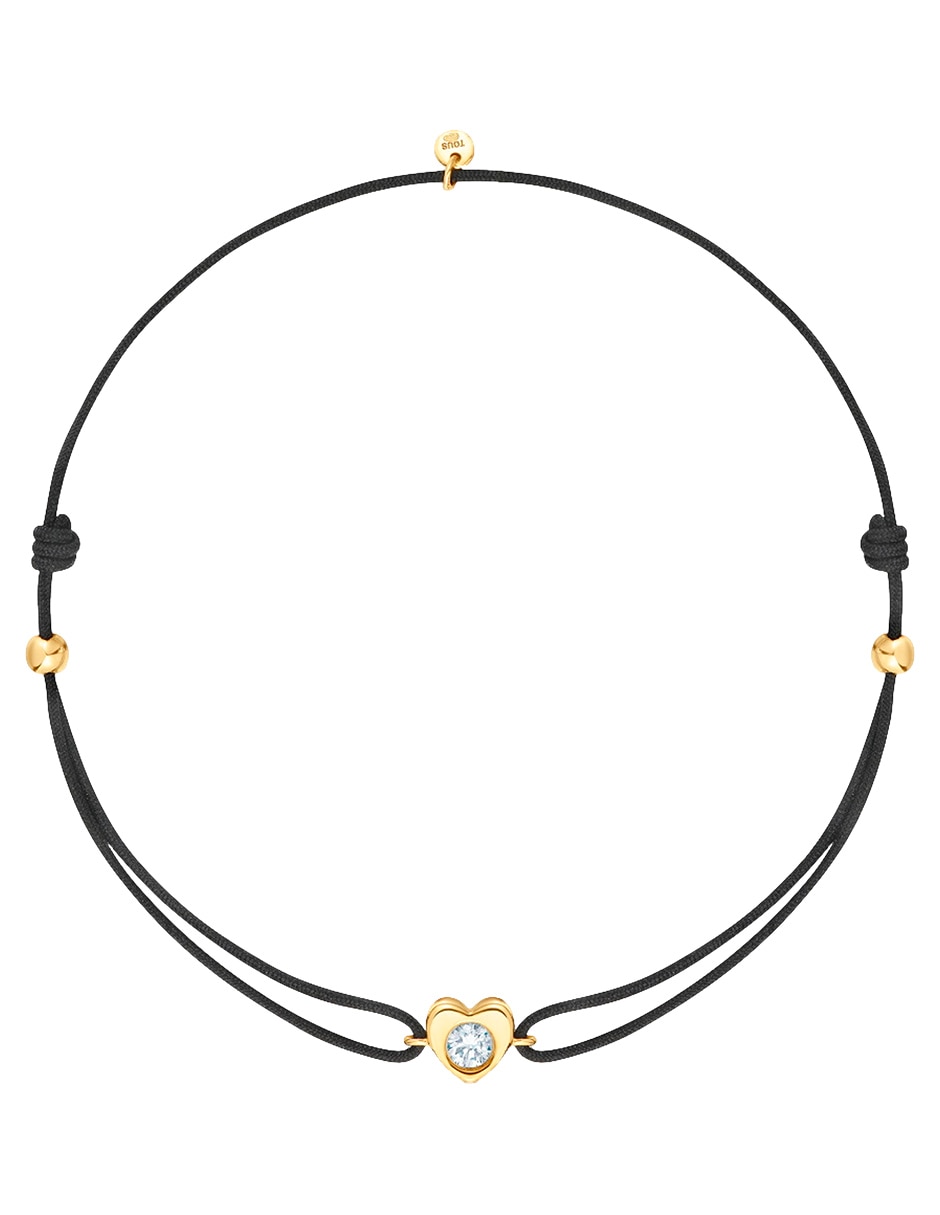 Pulsera de oro amarillo 14 k Lili Motives Lgd con acabado brillante Pulsera de oro amarillo 14 k Lili Motives Lgd con acabado brillante