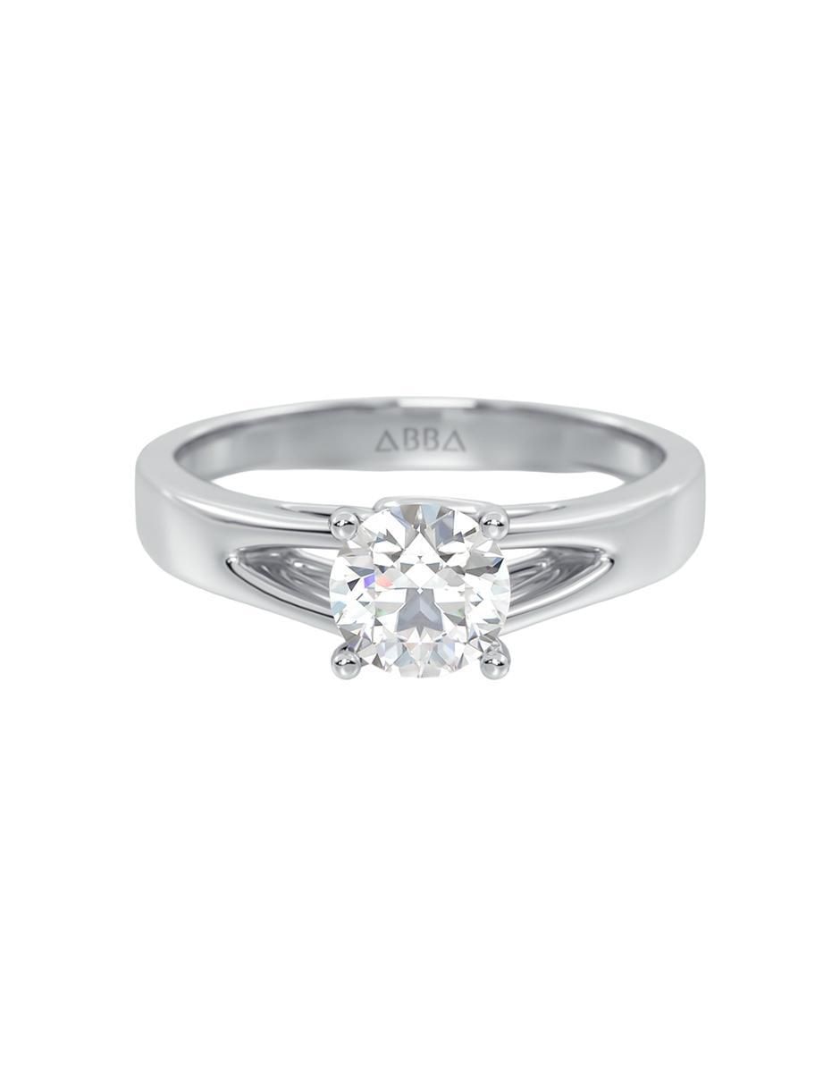 Anillo de compromiso de oro 10 k