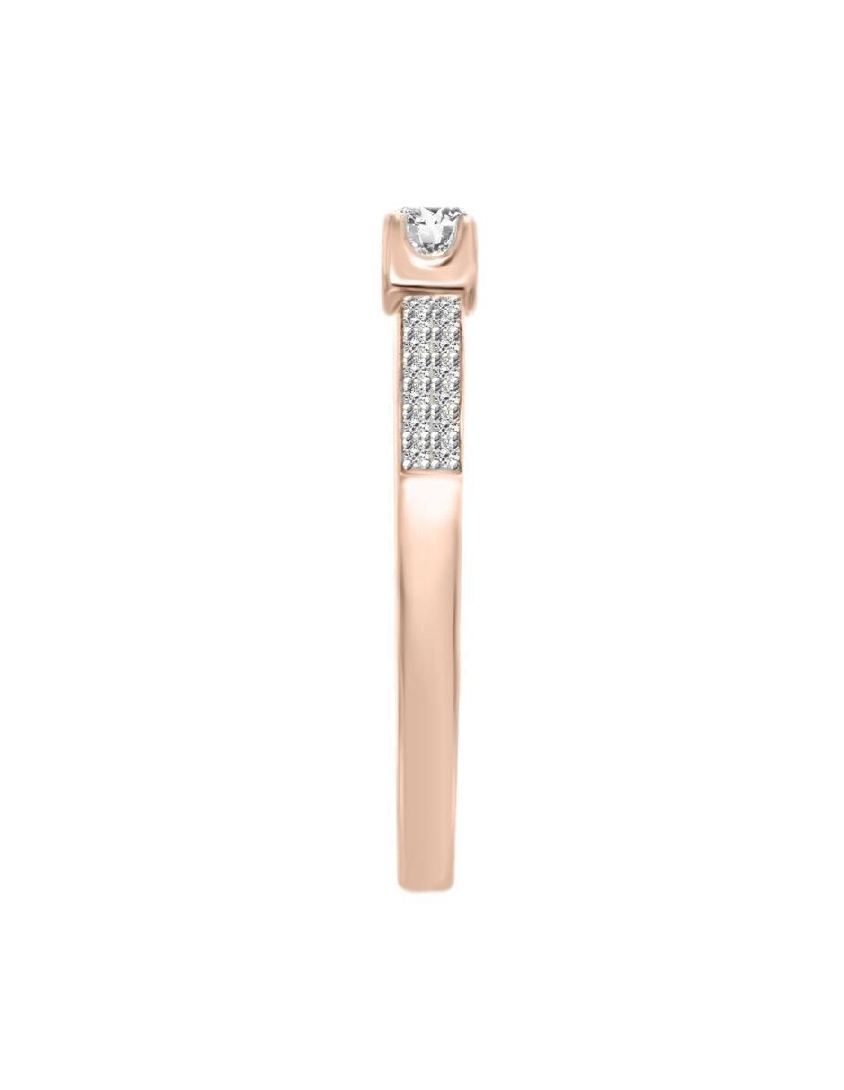 Anillo de compromiso de oro 14 k Benvenuta diamante 3