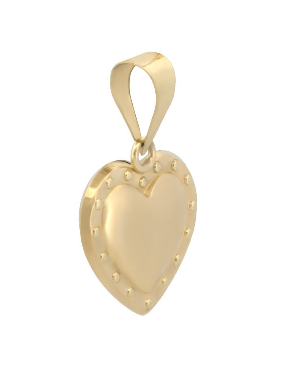Dije de corazón de oro 10 K 2