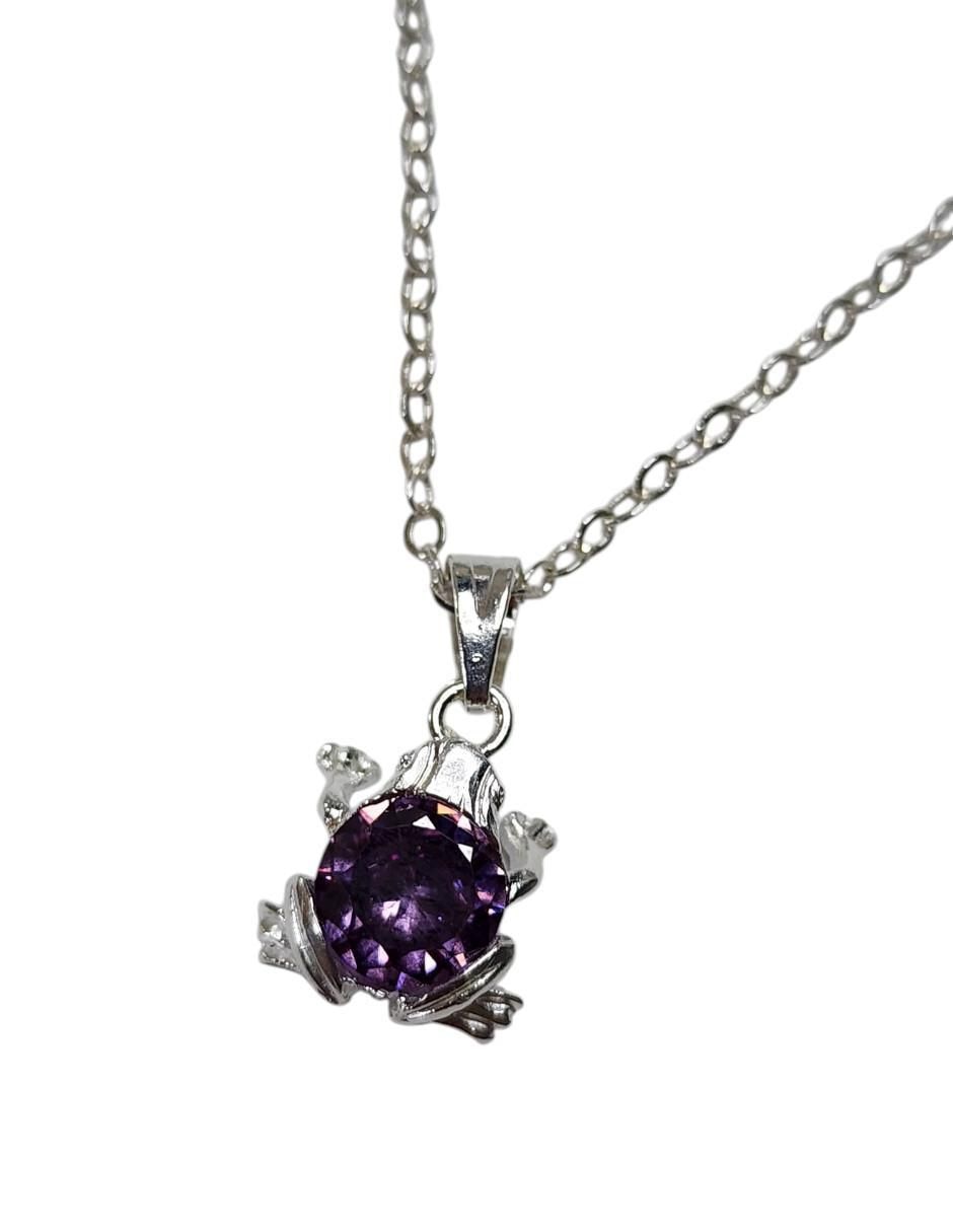 Collar con dije Anfibios de plata P 925 2