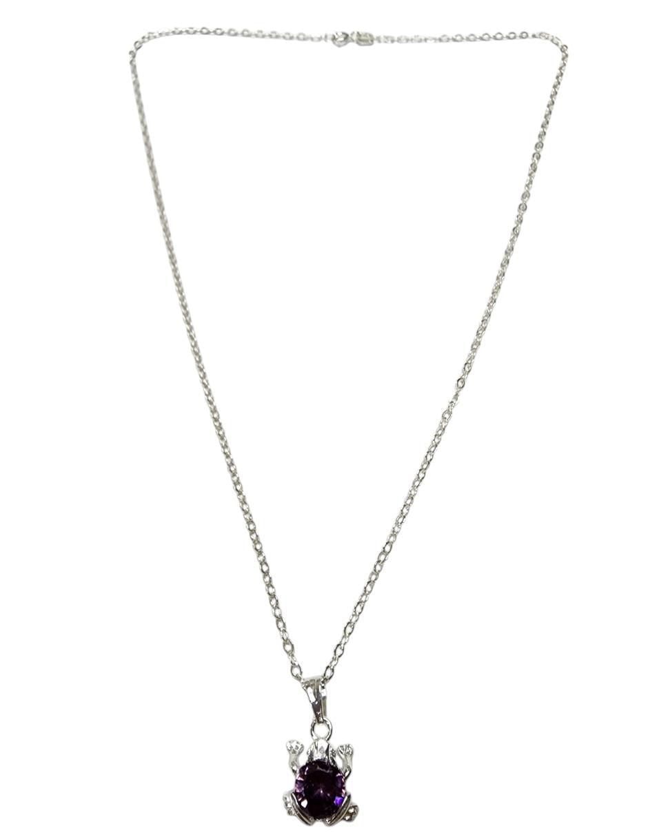 Collar con dije Anfibios de plata P 925 4