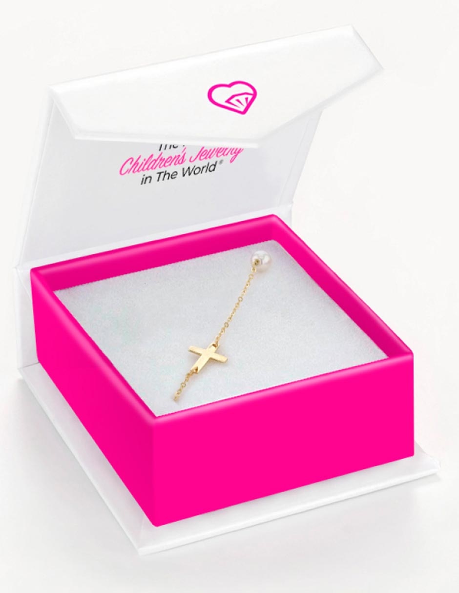 Pulsera de oro 14 k con acabado brillante 4