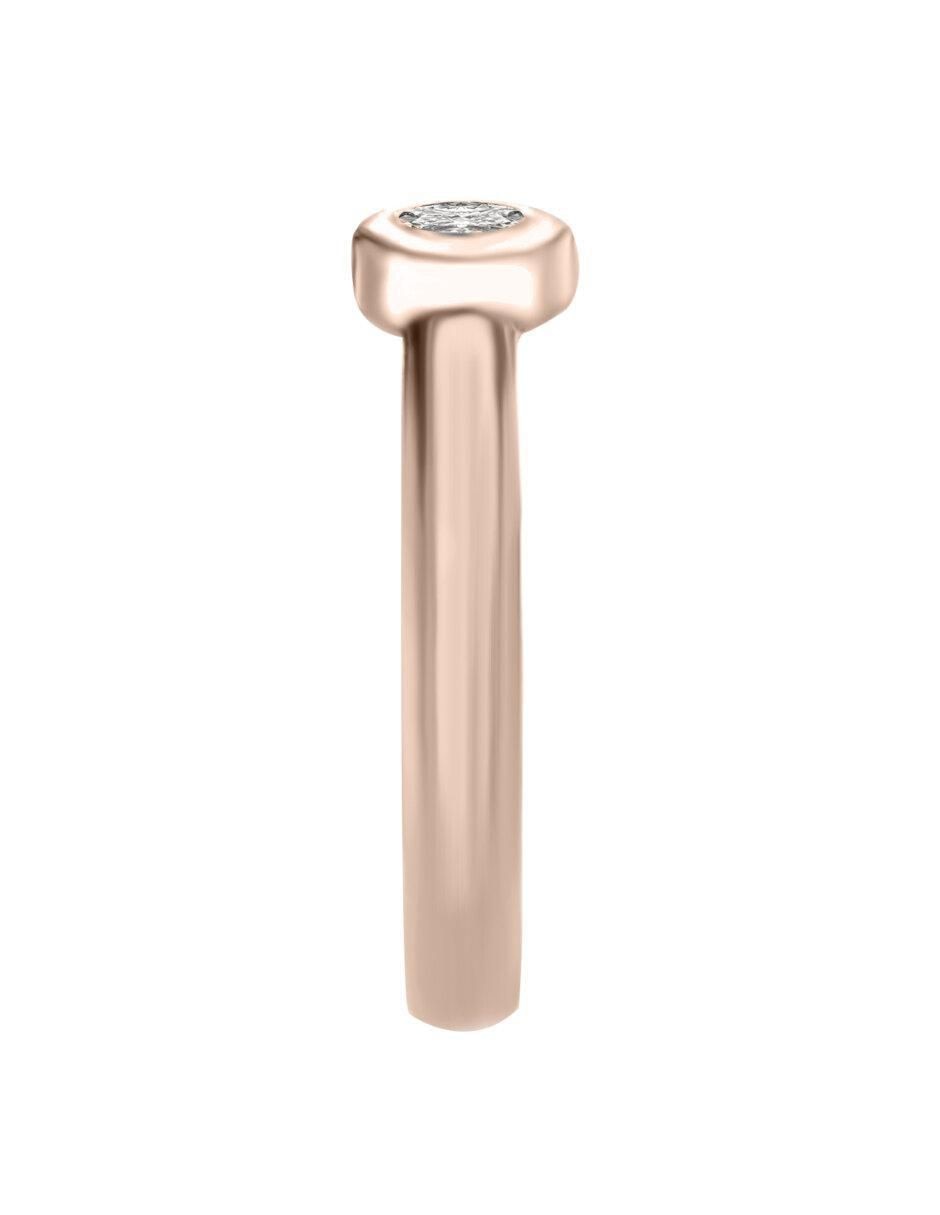 Anillo de compromiso de oro 14 k Venus diamante 4