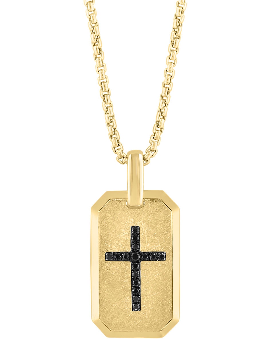 Collar con dije de oro amarillo 14 K 2