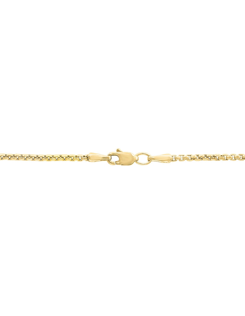 Collar con dije de oro amarillo 14 K 3