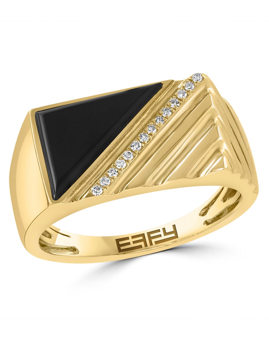 Anillo 14 k de oro diamante pavé Anillo 14 k de oro diamante pavé