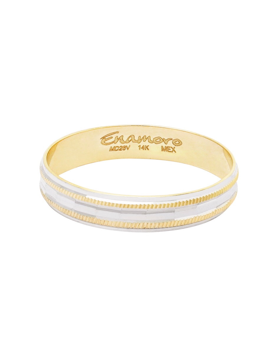 Argolla de oro amarillo 14 k
