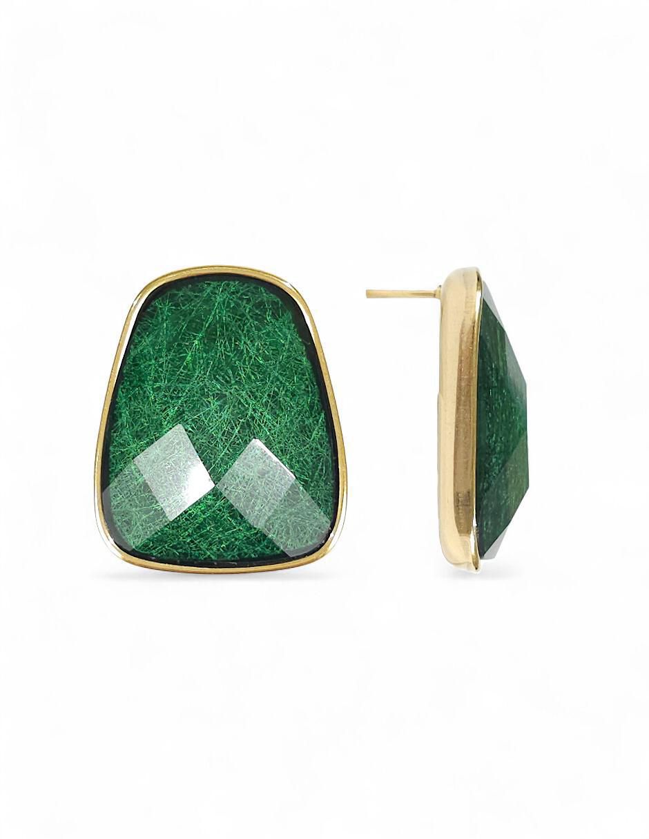 Collar, pulsera, anillo y aretes cristal 9
