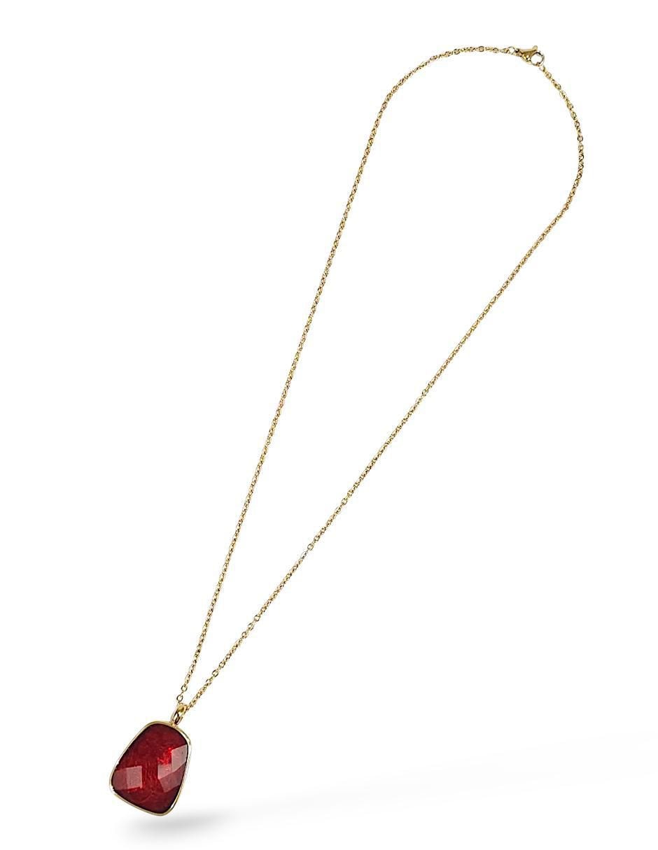 Collar, pulsera, anillo y aretes cristal 2