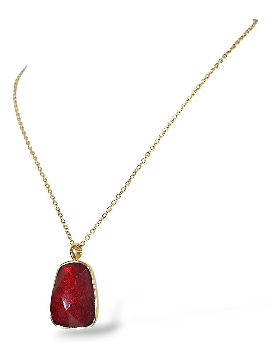 Collar, pulsera, anillo y aretes cristal 3