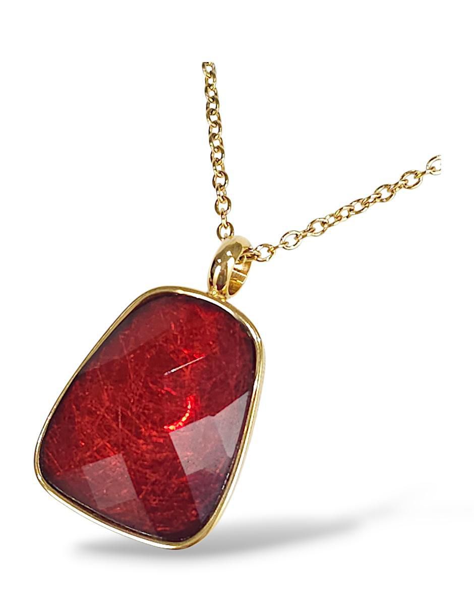 Collar, pulsera, anillo y aretes cristal 4