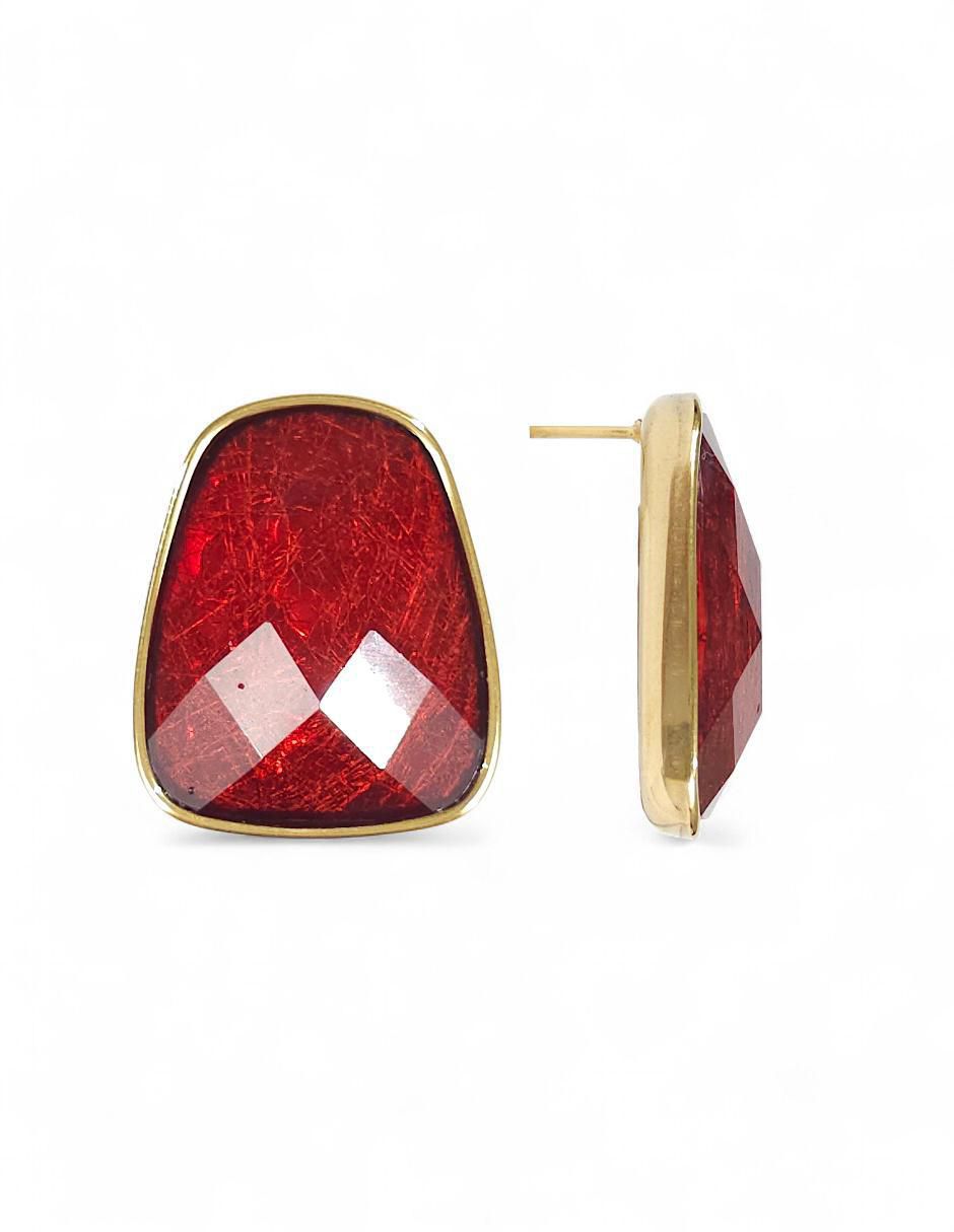 Collar, pulsera, anillo y aretes cristal 9