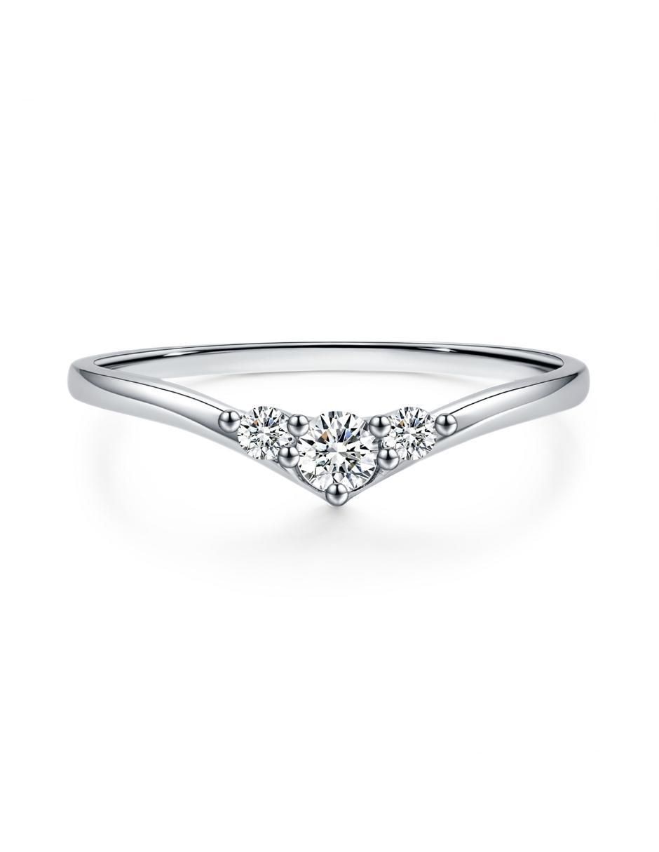 Anillo Infinity of Love P 925 de plata moissanita brillante 3